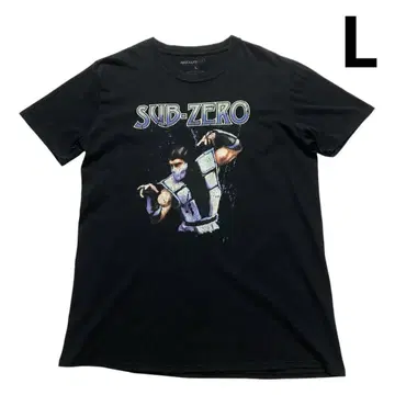 SUB-ZERO 티셔츠 L 블랙 닌자 모탈 컴뱃