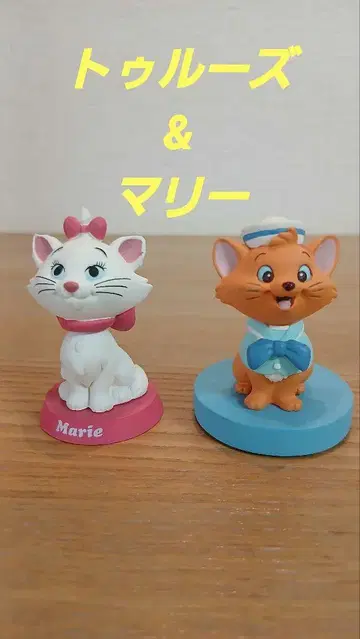 도쿄 디즈니씨 피규어 린 & 토이풀 얼굴이 흔들리는 마리 피규어