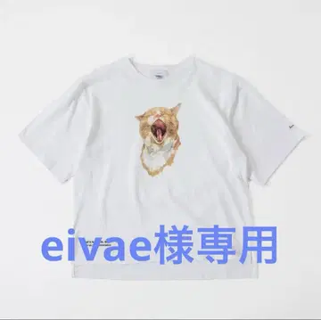 하라페코 상점 harapeco Neko Tee (Akubi) 화이트