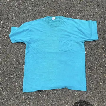 90s 포켓 티셔츠 무지 pocket 빈티지 vintage