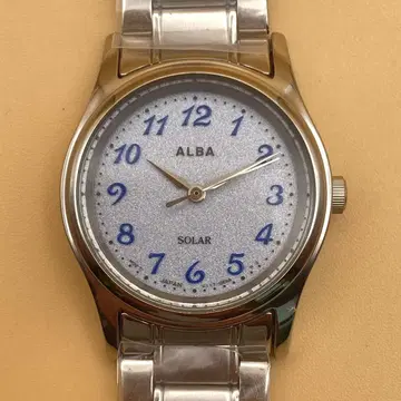 새상품급 SEIKO 알바 솔라 손목시계 빈티지 앤티크 여성용