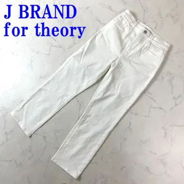 택 포함 새상품 제이 브랜드 띠어리 화이트 데님 26 C3720
