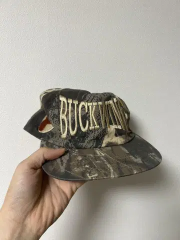 BUCKWING 카모 무늬 구제 의류 빈티지 리버서블 캡