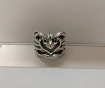 Loud Style Design 엔젤 하트 반지 실버 925