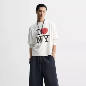 자라 I LOVE NY 티셔츠