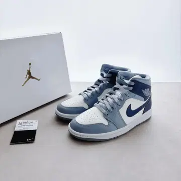 미사용 WMNS AIR JORDAN 1 MID SAIL 25