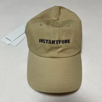 인스턴트펑크 베이지 캡 프리 사이즈