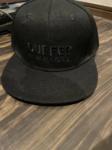 DUFFER BLACK LABEL 블랙 캡