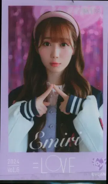 =LOVE 2024 VOL.6 오타니 에미리 미니 포토 카드 4/55