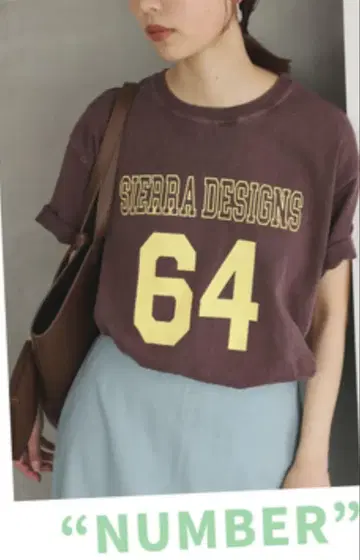 슬로브 이에나 SIERRA DESIGNS 넘버 64 티셔츠