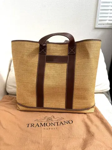 TRAMONTANO 라지 토트백 베이지