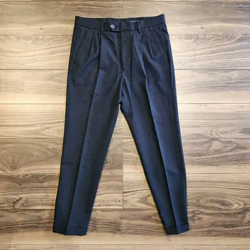 ALLSAINTS 블랙 투 턱 슬랙스 28인치