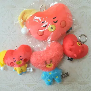 bt21 tata 타타 에코백 봉제 인형 마스코트 키링 테테