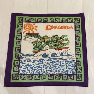 NOS 80s TURTLEG 빈티지 반다나 빈티지 USA제