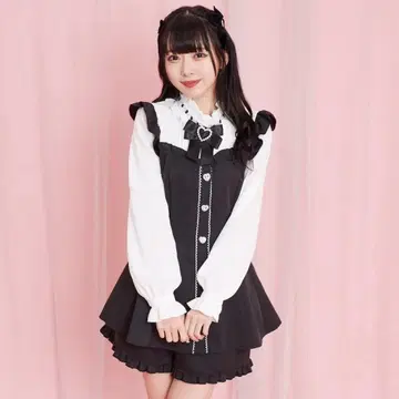 시크릿허니 스탠드 옷깃 뷔스티에 셋업 시크릿허니 세트