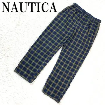 NAUTICA 노티카 파자마 팬츠 네이비 체크 M B935