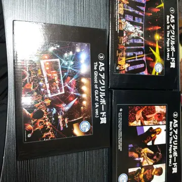 GLAY 엔터테인먼트 복권 아크릴 보드