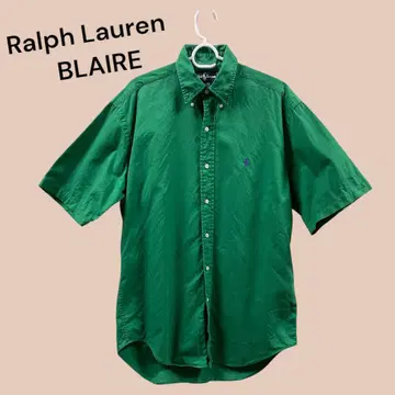 90s Ralph Lauren BLAIRE 반팔 셔츠 S 그린