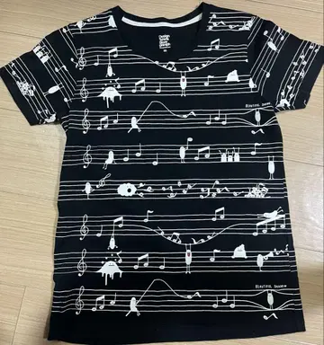 그라니프 악보 패턴 티셔츠 SS