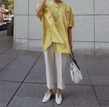마챠트 machatt 턱 테이퍼드 팬츠