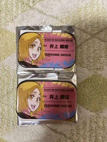 BLEACH WORLD 이노우에 오리히메 명찰 캔뱃지