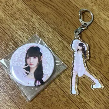 큐루린테테시테 치바 유나 할리우드 의상 캔뱃지 아크릴 키링