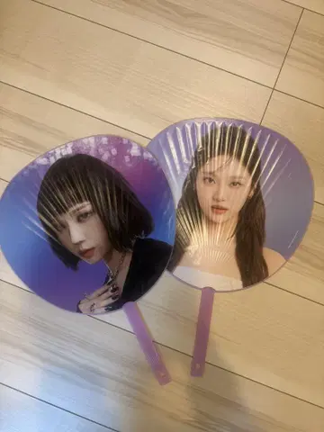 aespa 닌닌 윈터 부채
