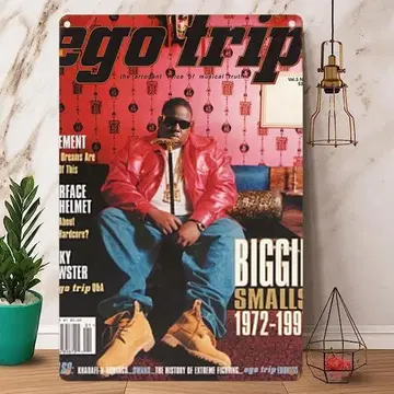 5-비기 스몰즈 Biggie Smalls 메탈 포스터 양철 간판