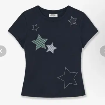 aeae check star tee 스타 티셔츠