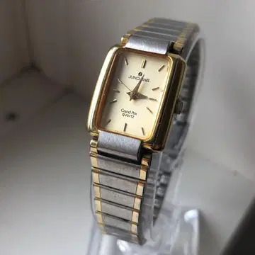 JUNGHANS Grand Prix 쿼츠 배터리 새상품 골드/실버