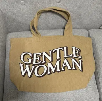 젠틀 우먼 토트백 코듀로이 GENTLE WOMAN