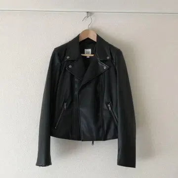 GAP 비건 가죽 자켓 XS 블랙
