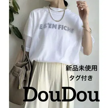 미사용 새상품 DouDou 두두 트리코 오간자 TEE