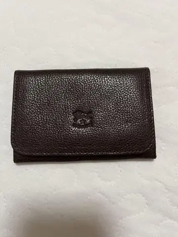 일비종떼 브라운 가죽 명함지갑