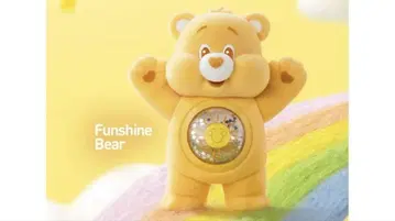 케어 베어 POPMART 팬 샤인 베어 피규어