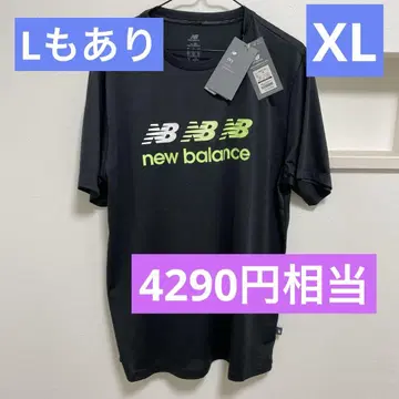 새상품 남성용 뉴발란스 티셔츠 XL 사이즈 블랙 계열 L도 있습니다.