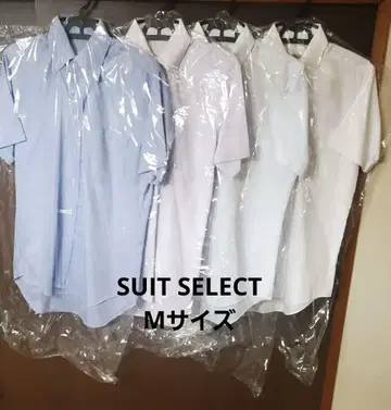 SUIT SELECT 반팔 와이셔츠 4장 세트 M
