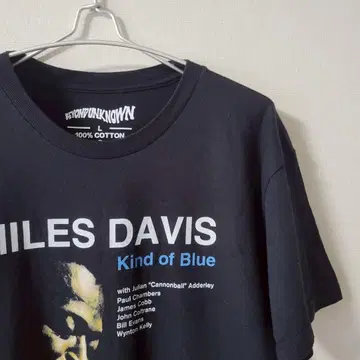 MILES DAVIS Kind of Blue 티셔츠 L 사이즈 블랙