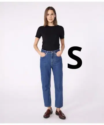 새상품 쁘띠 바토 PETIT BATEAU 크루넥 반팔 티셔츠