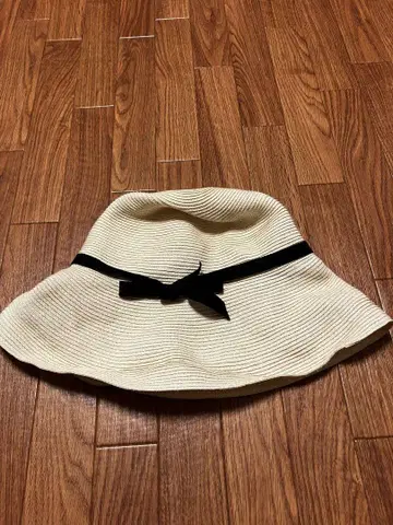 claska mature ha box hat 아이보리 모자 밀짚모자