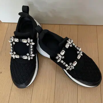 크리스탈 비쥬 스니커즈 슬립온