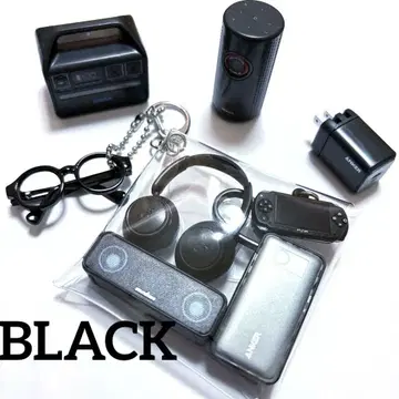 가챠 파우치 성인 블랙 검정 anker 게임 가챠 프레스