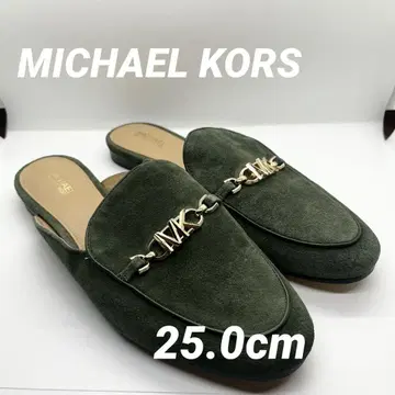 마이클코어스 스웨이드 뮬 샌들 MICHAEL KORS 그린