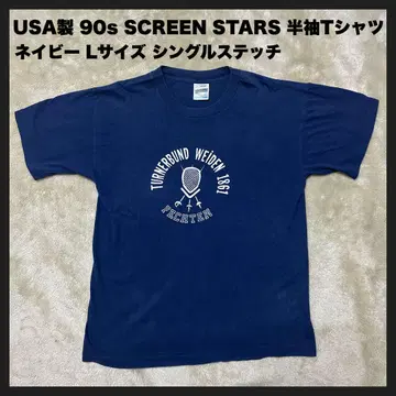 USA제 90s SCREEN STARS 싱글 스티치 반팔 티셔츠