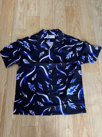 CHALLENGER S/S FIRE LEAF SHIRT M 사이즈