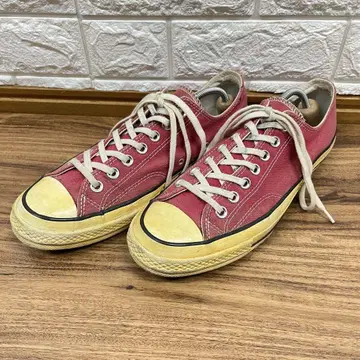 구 로고 CONVERSE CT70 척 테일러 27.5cm 크림슨