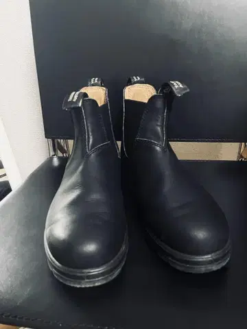 blundstone 558 블런드스톤 사이드 고어 부츠 블랙