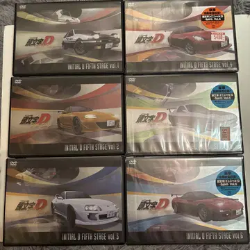 머리글자 D FIfth Stage Vol.1~6 DVD