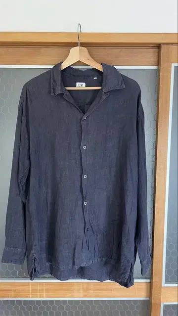 90s C.P. Company 긴팔 오픈 카라 셔츠
