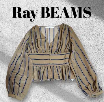 새상품급 Ray 빔즈 스트라이프 블라우스 size0